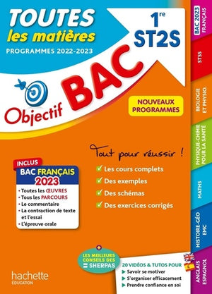 Objectif Bac 2023 - 1re ST2S