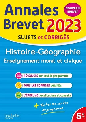 Annales BREVET 2023 - Histoire-géo-EMC