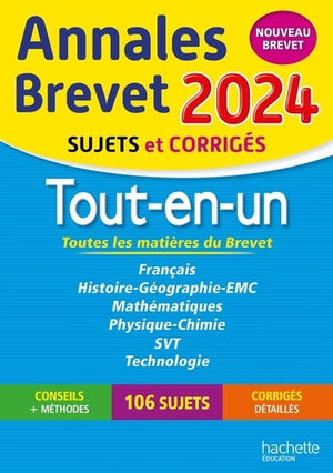 Annales Brevet 2024 Tout-en-un