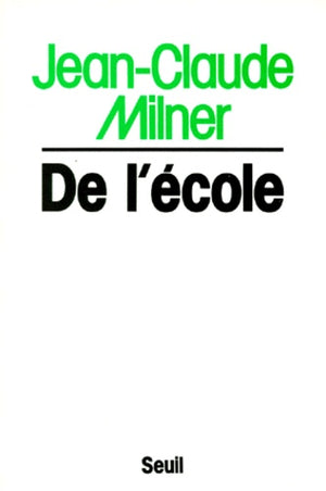 De l'école