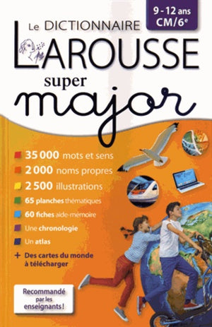 Larousse dictionnaire Super major 9/12 ans