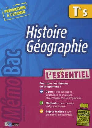 Memobac Essentiel Histoire-Géographie Terminale