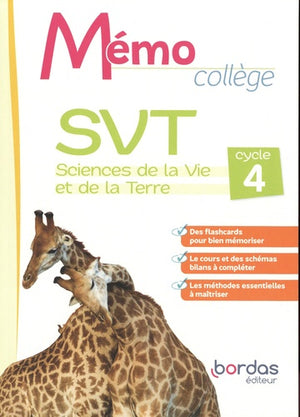 Mémo Collège SVT Cycle 4