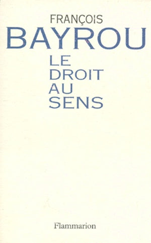 Le droit au sens