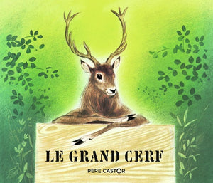 Le grand cerf et le lapin des champs