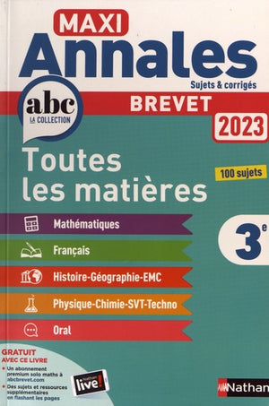 Maxi-Annales ABC du Brevet 2023