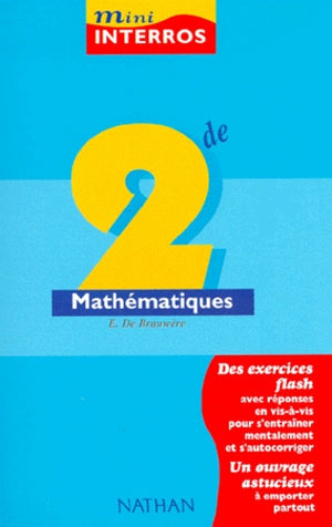 Mini-interros, mathématiques niveau seconde