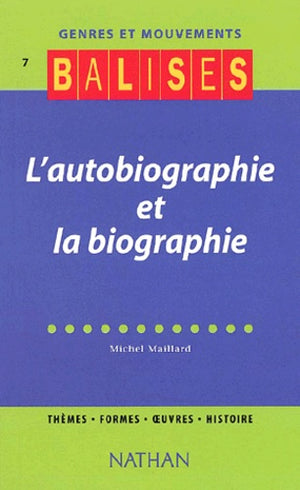 Balises - Genres et Mouvements 7 : Biographie et Autobiographie