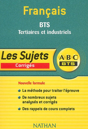 Français BTS Tertiaires et industriels