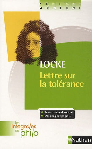 Lettre sur la Tolérance