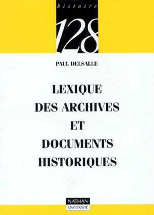 Lexique des archives et documents historiques