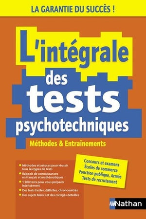 L'intégrale des tests psychotechniques