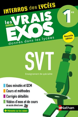 SVT Première - Interros des lycées 1re