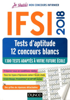 IFSI Tests d'aptitude 12 concours blancs