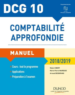 DCG 10 Comptabilité approfondie: Manuel