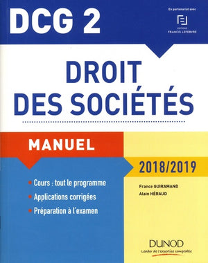 Droit des sociétés DCG 2: Manuel