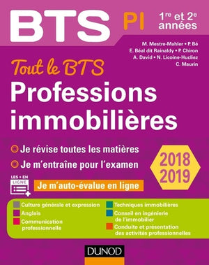 Tout le BTS Professions immobilières