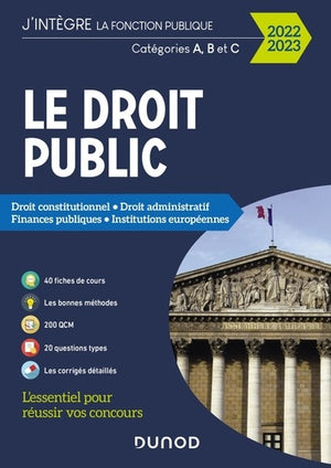 Le Droit public 2022-2023 - Catégories A, B et C