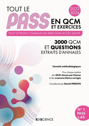 Tout le PASS en QCM et exercices 2023-2024: Tronc commun