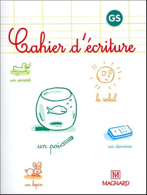 Cahier d'écriture GS