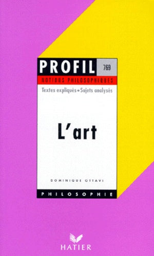 L'art notions philosophiques