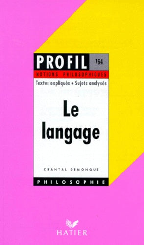 Le langage notions philosophiques