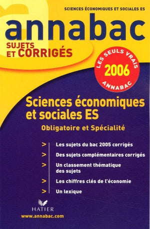 Sciences économiques et sociales ES