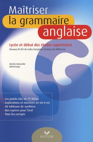 Maîtriser la grammaire anglaise