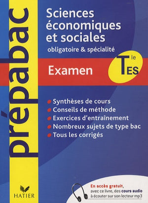 Sciences économiques et sociales Tle ES