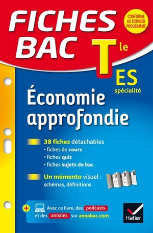 Economie approfondie Tle ES spécialité