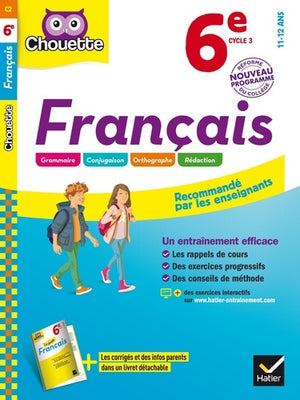 français 6e: cahier d'entraînement et de révision