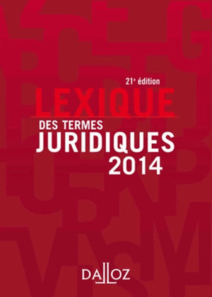 Lexique des termes juridiques