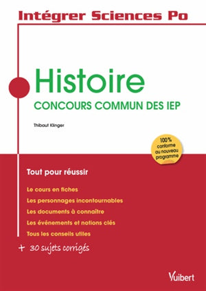 Histoire Concours commun des IEP - Intégrer Sciences Po