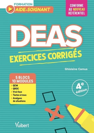 Deas - Exercices corrigés pour les aides-soignants