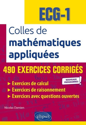 Colles de mathématiques appliquées ECG-1