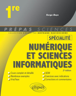 Spécialité numérique et sciences informatiques 1re