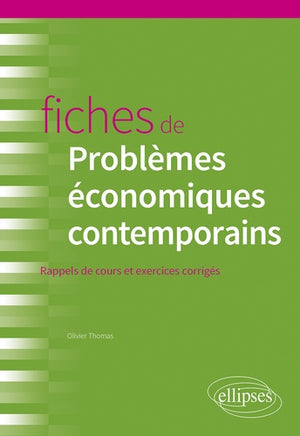 Fiches de Problèmes économiques contemporains