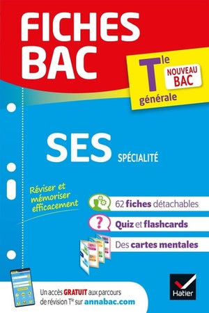 Fiches bac SES Tle (spécialité) - Bac 2024: nouveau programme de Terminale