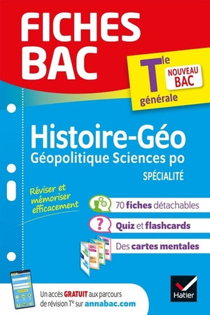 Fiches bac HGGSP Tle (spécialité) - Bac 2024: nouveau programme de Terminale