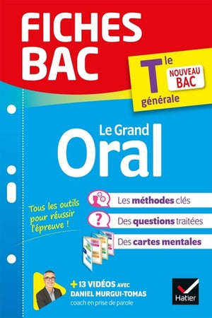 Fiches bac Le Grand Oral Tle générale