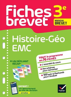 Fiches brevet histoire-géographie EMC 3e