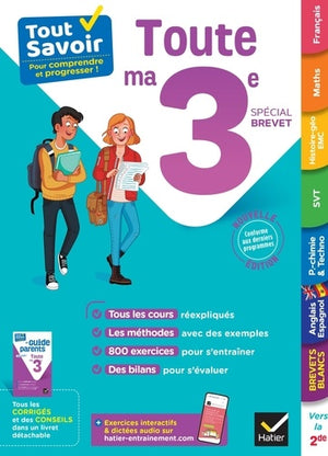 Tout savoir 3e Spécial brevet - Tout en un