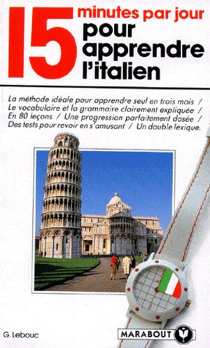 15 minutes par jour pour apprendre l'italien