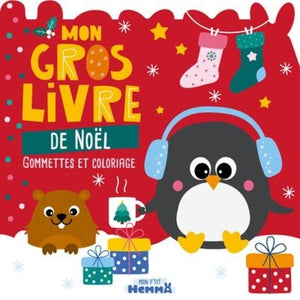 Mon P'tit Hemma - Mon gros livre de Noël - Gommettes à placer dans des décors, coloriages et stickers - Dès 3 ans