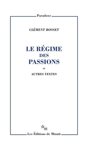 Le régime des passions