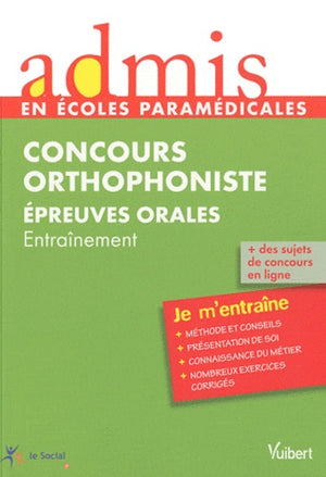 Concours orthophoniste - Épreuves orales