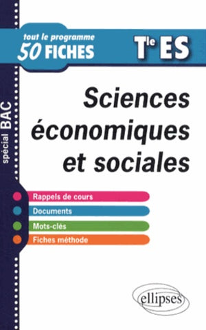 Sciences économiques & sociales Terminale ES