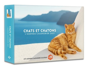 L'agenda-calendrier Chats et chatons 2021