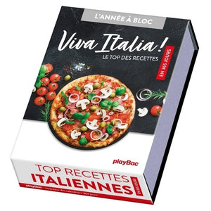 Calendrier Viva Italia, le top des recettes italiennes en 365 jours