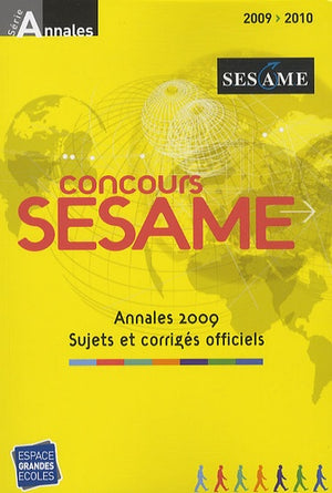 Concours Sésame 2009